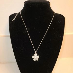 crystal flower necklace